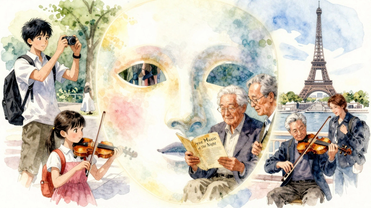 People around the world connected by 'The Phantom of the Opera' — a mosaic of global fans and musicians.